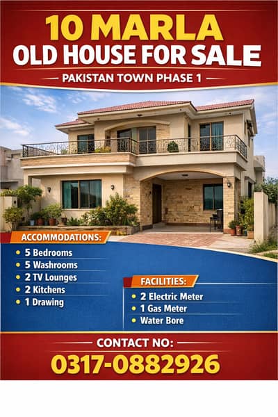 10 Marla Old House For Sale Investor Rate