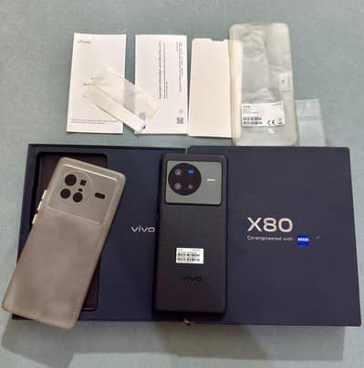 Vivo X80 5G (12gb 256gb) Complete Box