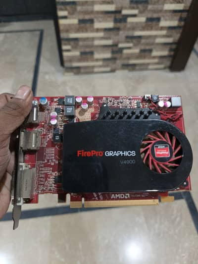RX 580 4GB WITH BOX AND AMD VFIREPRO 4900