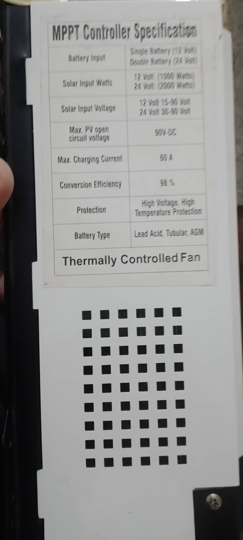 Prince 60Amp Charge controller 2