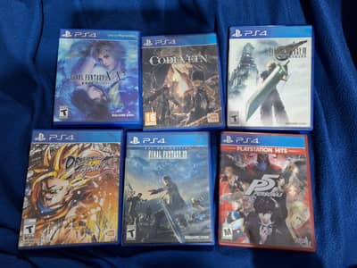 Used Ps4 games
