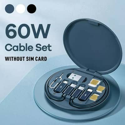 ( 5 in 1 ) Data Cable Set All Solutions in One