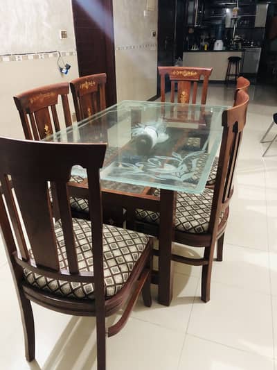 6 seater dining table