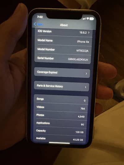 IPhone XR ( back glass broken from bottom back )