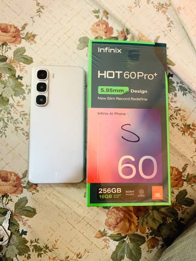Hot 60 Pro Plus 256Gb 6 months Warranty Remaining