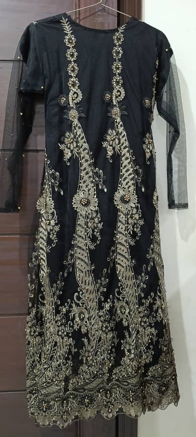 Black and copper maxi