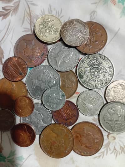 Antique coins collection