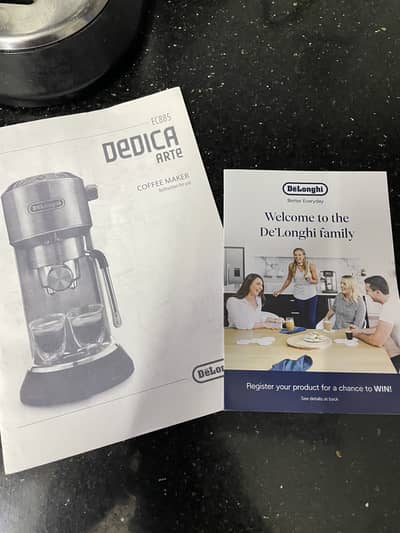 Delonghi espresso coffee maker machine with accessories