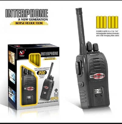 Walkie-talkies with 200m range