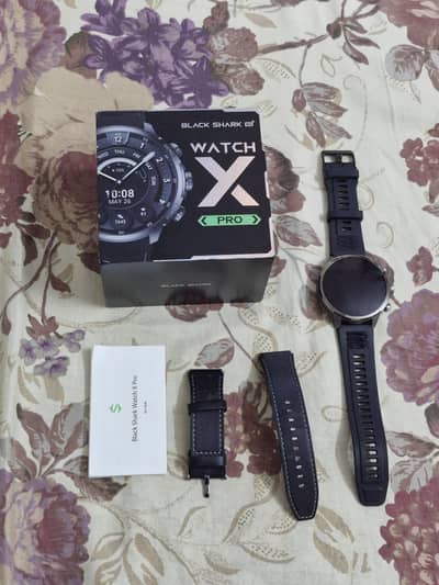 Black Shark Watch X Pro | Like New | Dual Straps