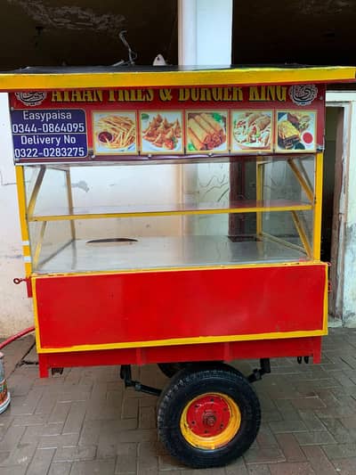 Food stall for Fries  and Burger 