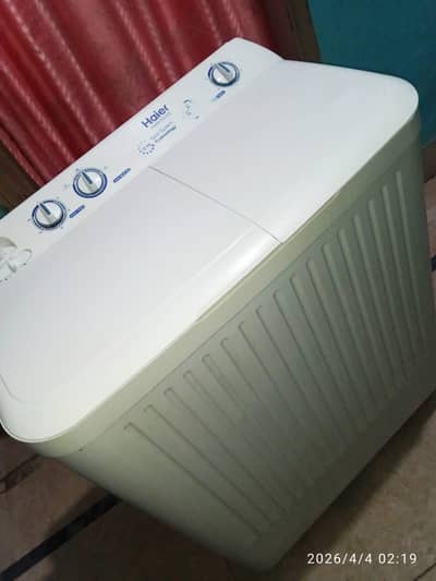 Haier washing machine twin tub model number HWM-100AS