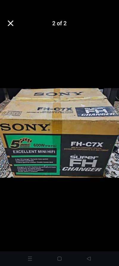 sony sound system CD,dvd n cassette player