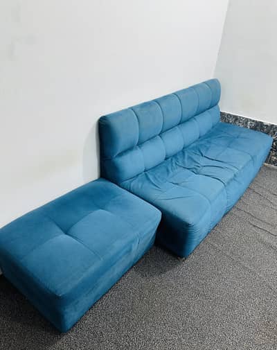Sofa set , blue colour sofa , blue sofa , office sofa , home sofa