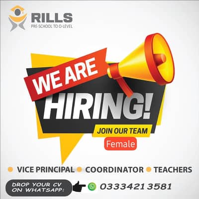 Hiring Vice Principal, Coordinator & Teachers