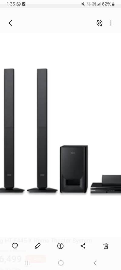 dvd full hd home original samsung dubai prodect with out used