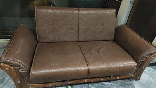 3,2,1 branded solid sofa . 3,2 are sofa cum bed