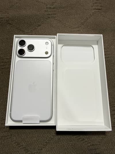 iPhone 17 pro max 256gb physical duel hk model silver