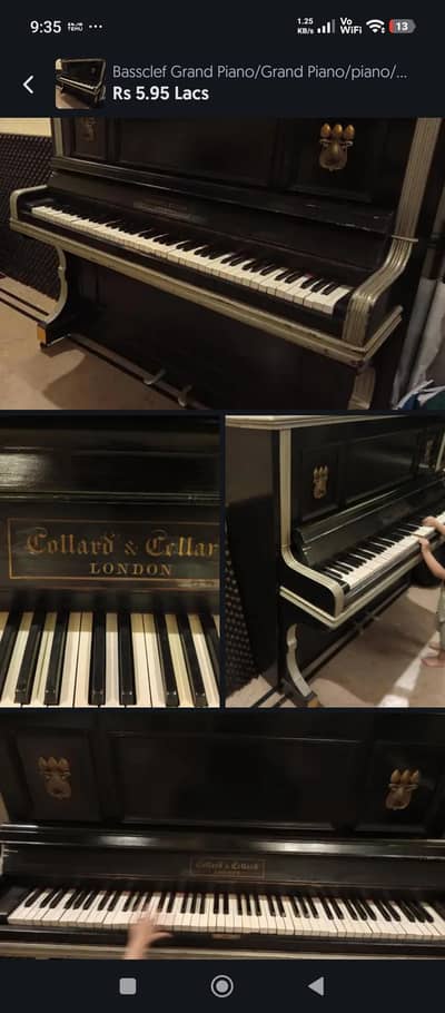 upright piano waal piano