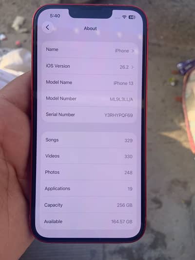 Urgent sell iphone 13 256 gb 97 health waterproof