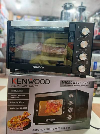 “Kenwood 40L Microwave – Black | Family Size”