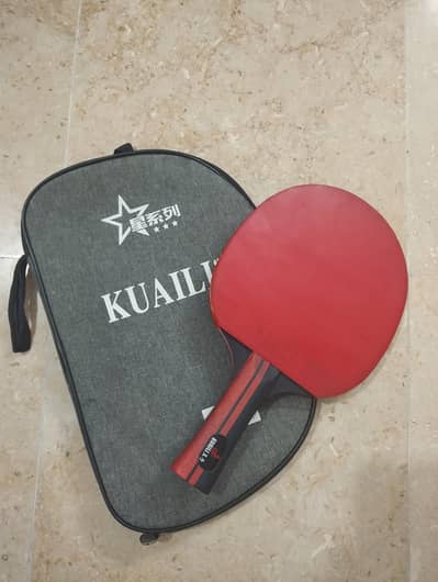 Table Tennis Racket (KUAILI) – Almost New with Cover