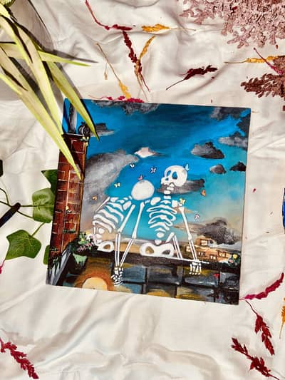 Handmade Acrylic Painting – Aesthetic Art (12x12 Canvas)