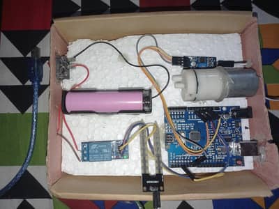 Arduino uno based smart irrigation system university project