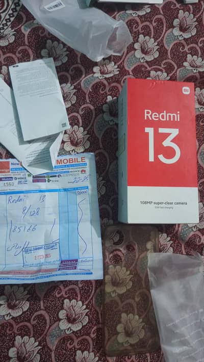 redmi 13 10 /10 con. glass change