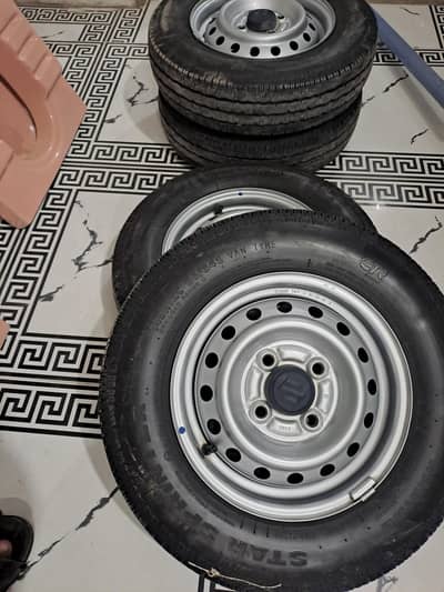 suzuki every New rim and tyre 12