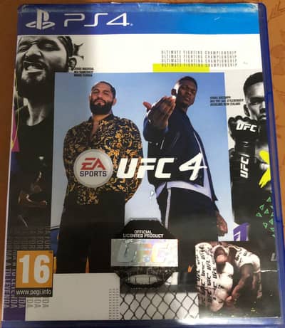 UFC4 playstation 4 and compatible for Ps5