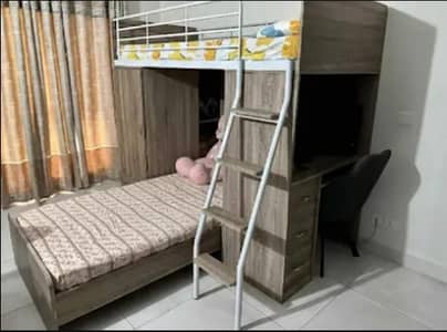 Bunk Bed | with Storage | with Computer table | Mattresses