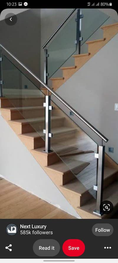 STAIRS RAILING AND TERRACE