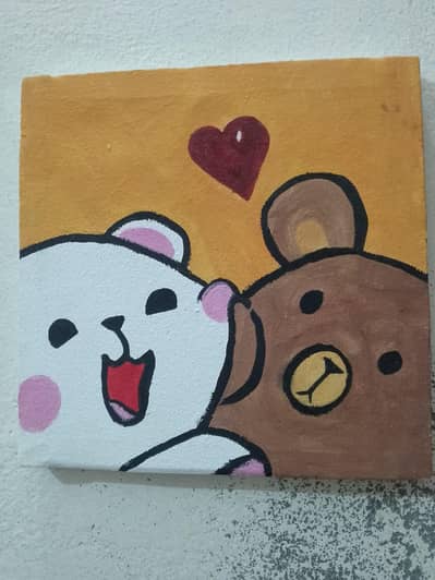 Cost (canvas + colors) + time + profit = final price