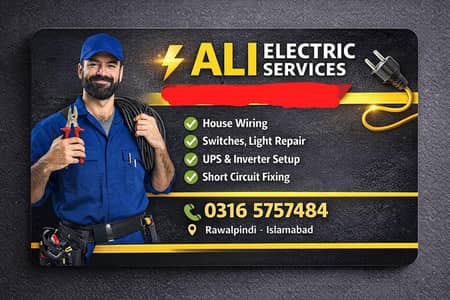 electrical work in door and out door