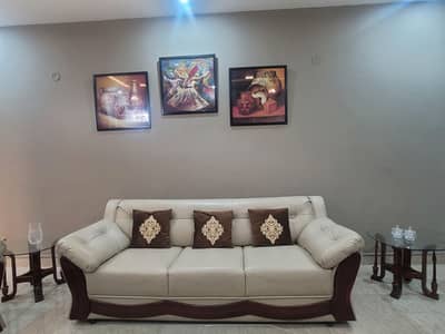 7 seater Leather sofa