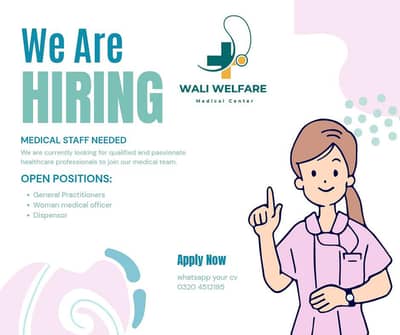 Woman mefical officer required