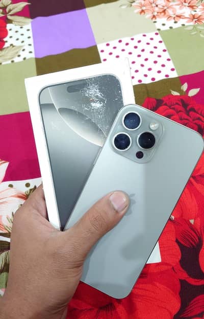 iPhone 16 pro max fu 256 GB 99% Battery 4 Months sim