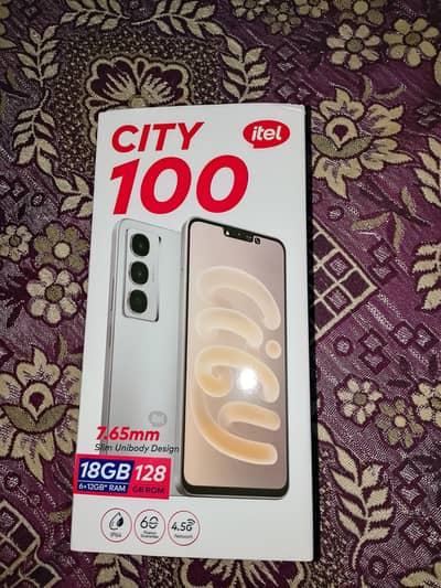 Dabba and charjer with itel city 1oo new condition 03110253431