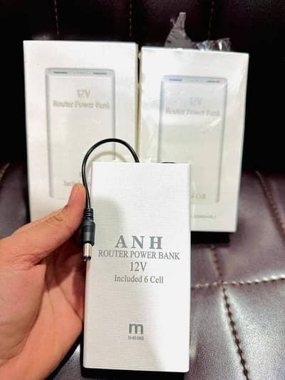 ANH 12V Router Power Bank - 6 Cell 7 to 8 hrs  Backup (Best for Wi-Fi)