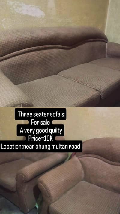 3 seater sofa set
