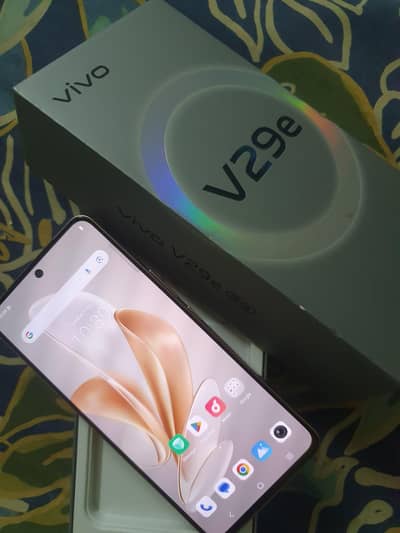 Vivo v29e with box dual SIM pta 8+8 ram 256gb 10/9