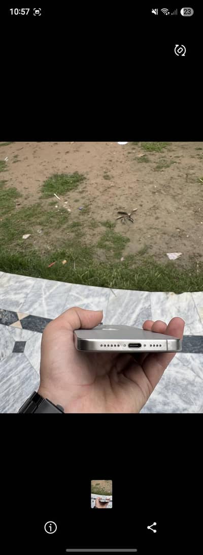 iphone 15 pro max titanium non pta  256gb