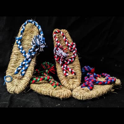 Balochi traditional slippers "Sawas".