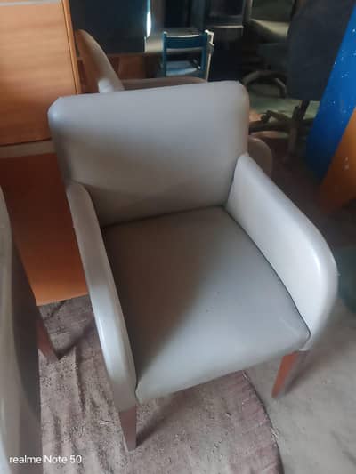 Wooden Cum Sofa Chair Set with Tables – Complete Setup for Sale!