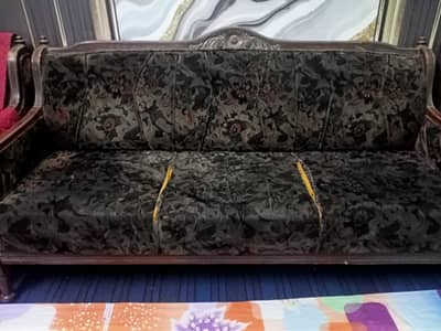 sheesham pure wood used sofa for sale
