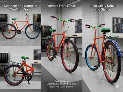 "26-Inch Mountain Bike – Durable Frame & Smooth Gear Shifting"