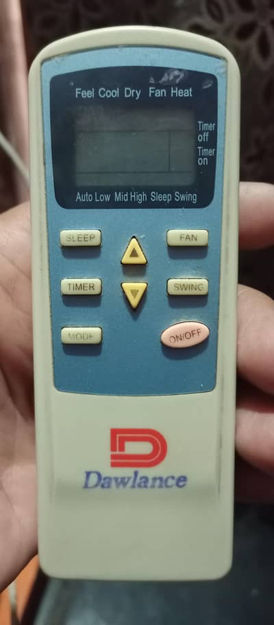 ​Original Dawlance AC Remote - Excellent Working Condition