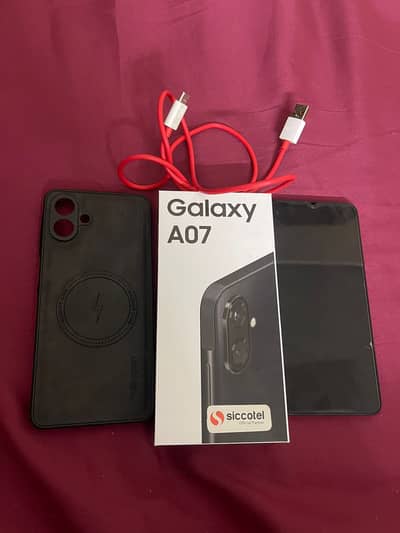 Samsung Galaxy A07 4GB RAM / 128GB Black — 10/10 Condition