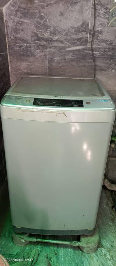 Haier fully automatic washing machine 9.5 kg